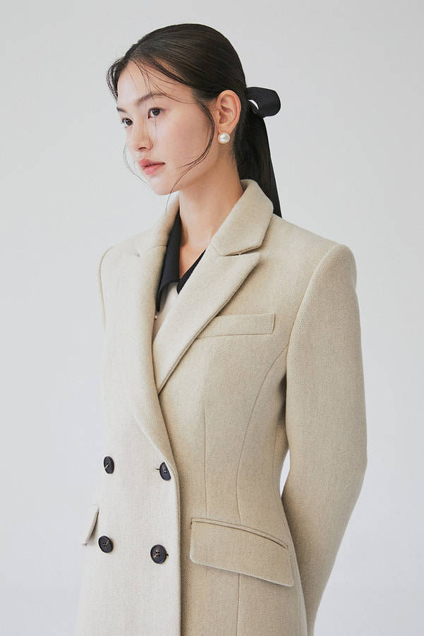 孙艺珍着装韩国baubybrideandyou代购brynlee毛呢外套