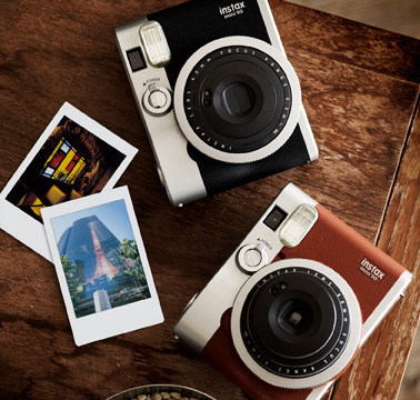 相机富士正品拍立得一次成像mini90复古复古迷迷你一次成像