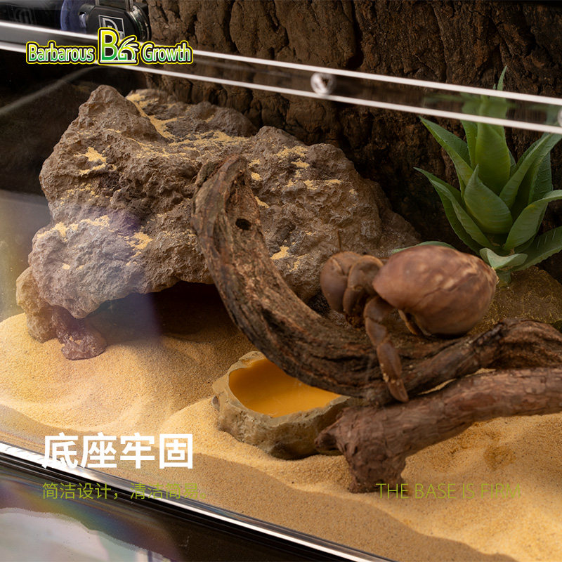 躲避爬宠仿真岩石树脂造景守宫蜥蜴玉米洞穴爬虫