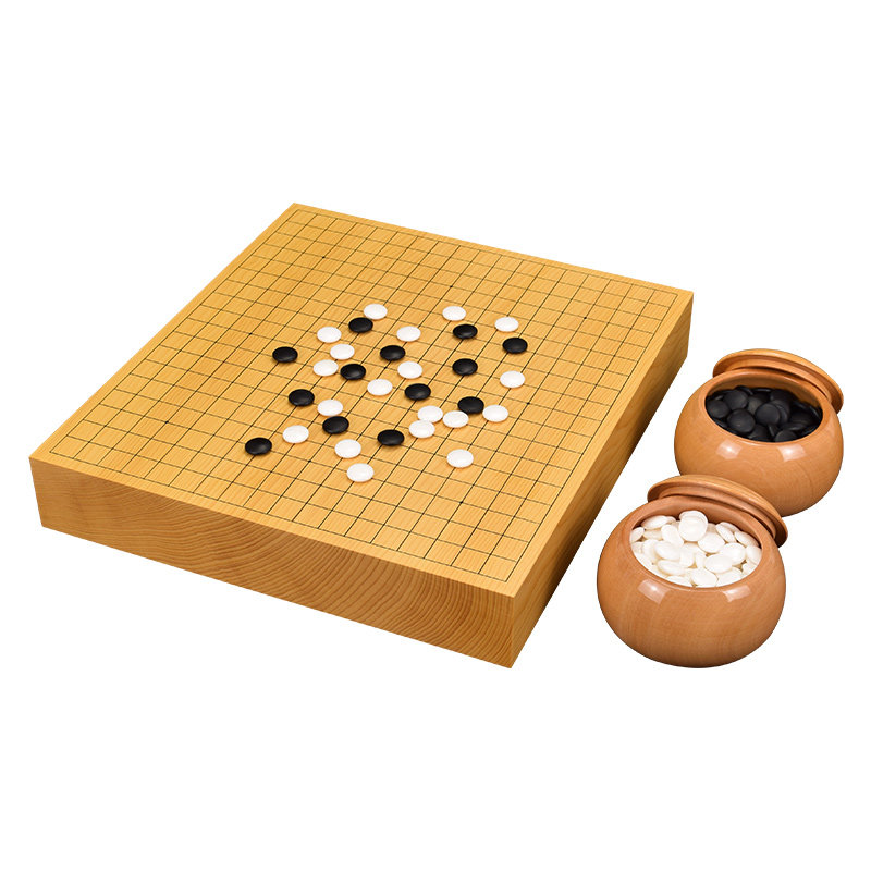 围棋棋盘小号香榧成人蛤碁石棋子日本产包围棋