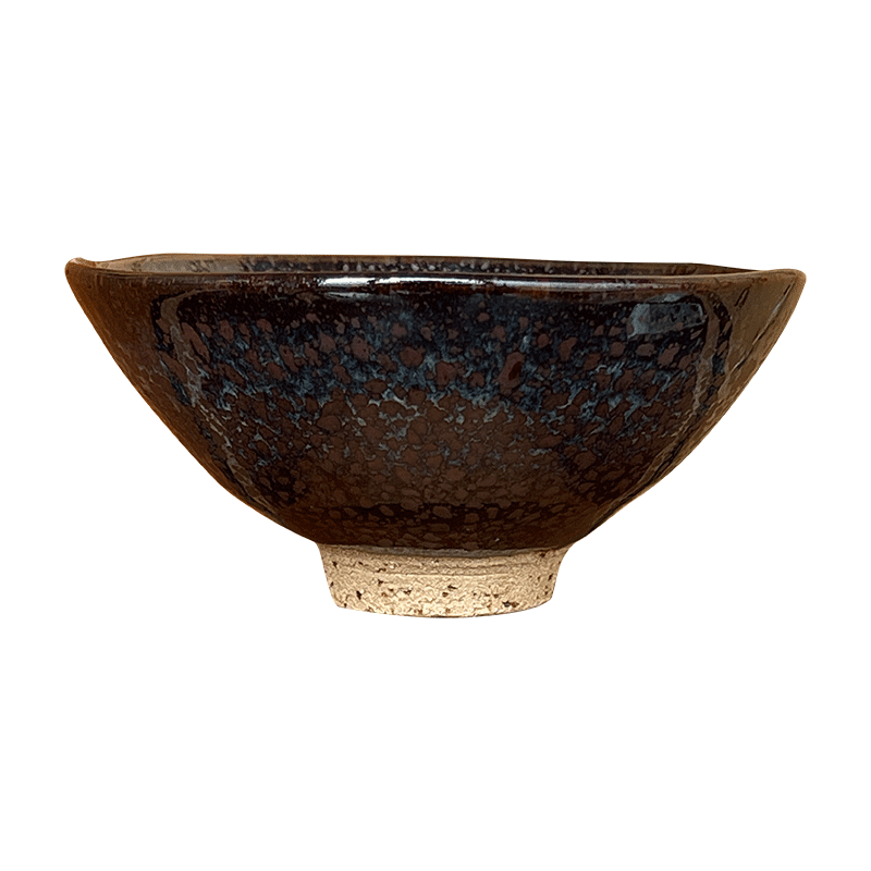 烟波日本陶艺大师木村盛康油滴天目建盏茶盏茶杯