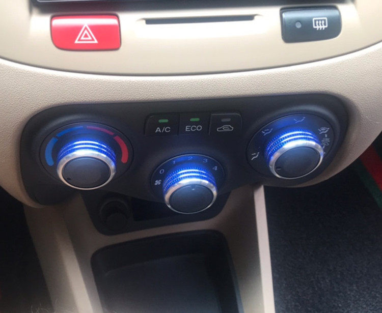 适用于0611款起亚锐欧雅绅特铝合金空调旋钮汽车开关空调旋钮