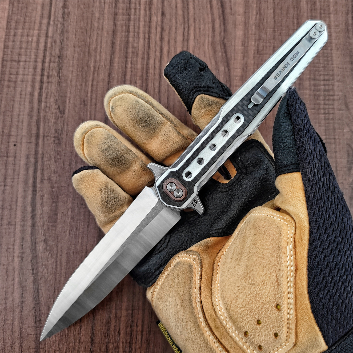 noc锋利折叠便携edc防身钢刀不锈钢不锈正品其他户外刀具