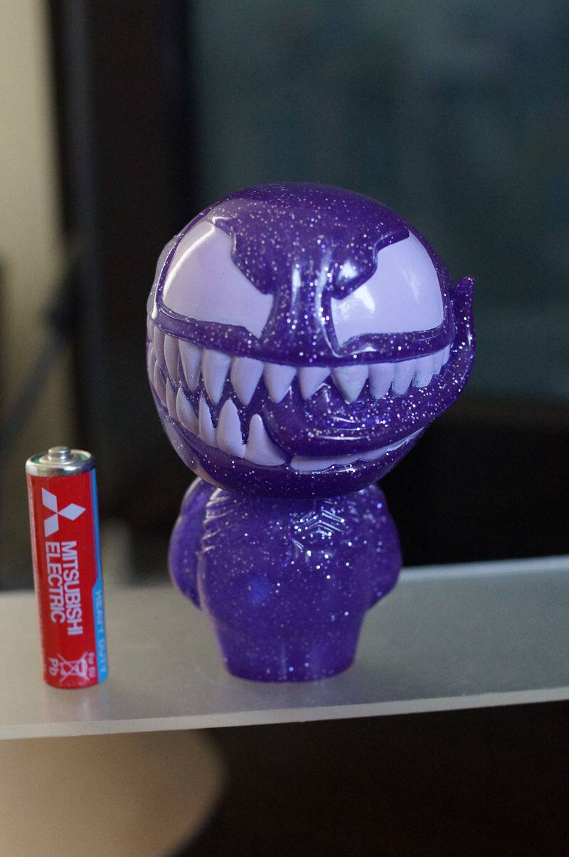 漫威marvel蜘蛛侠毒液紫色限定定版潮流玩偶手办手办