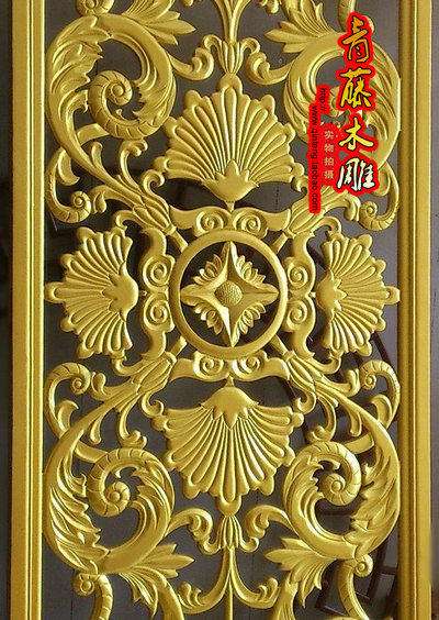 欧式隔断屏风玄关花格吊顶格通花板实木雕花木雕