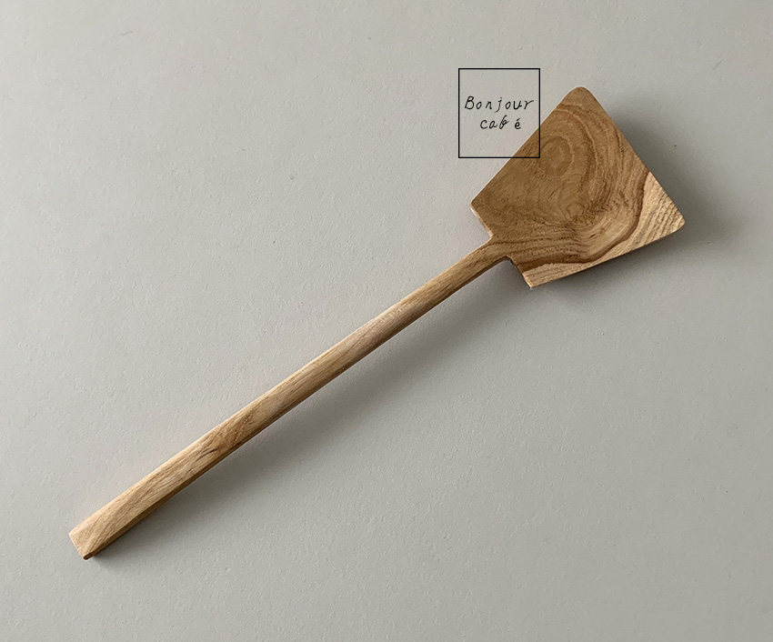 锅铲现货韩国进口手工木铲梯形不粘玉子烧煎饼木铲