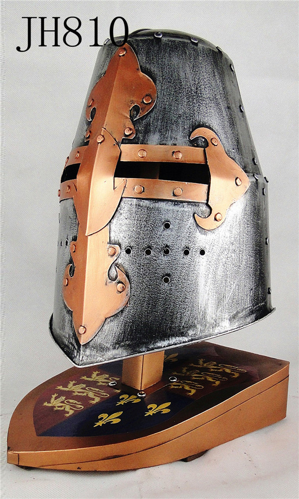 盾牌兵器摆设摄影兵人战士公羊盾牌古代金属中世纪摆件