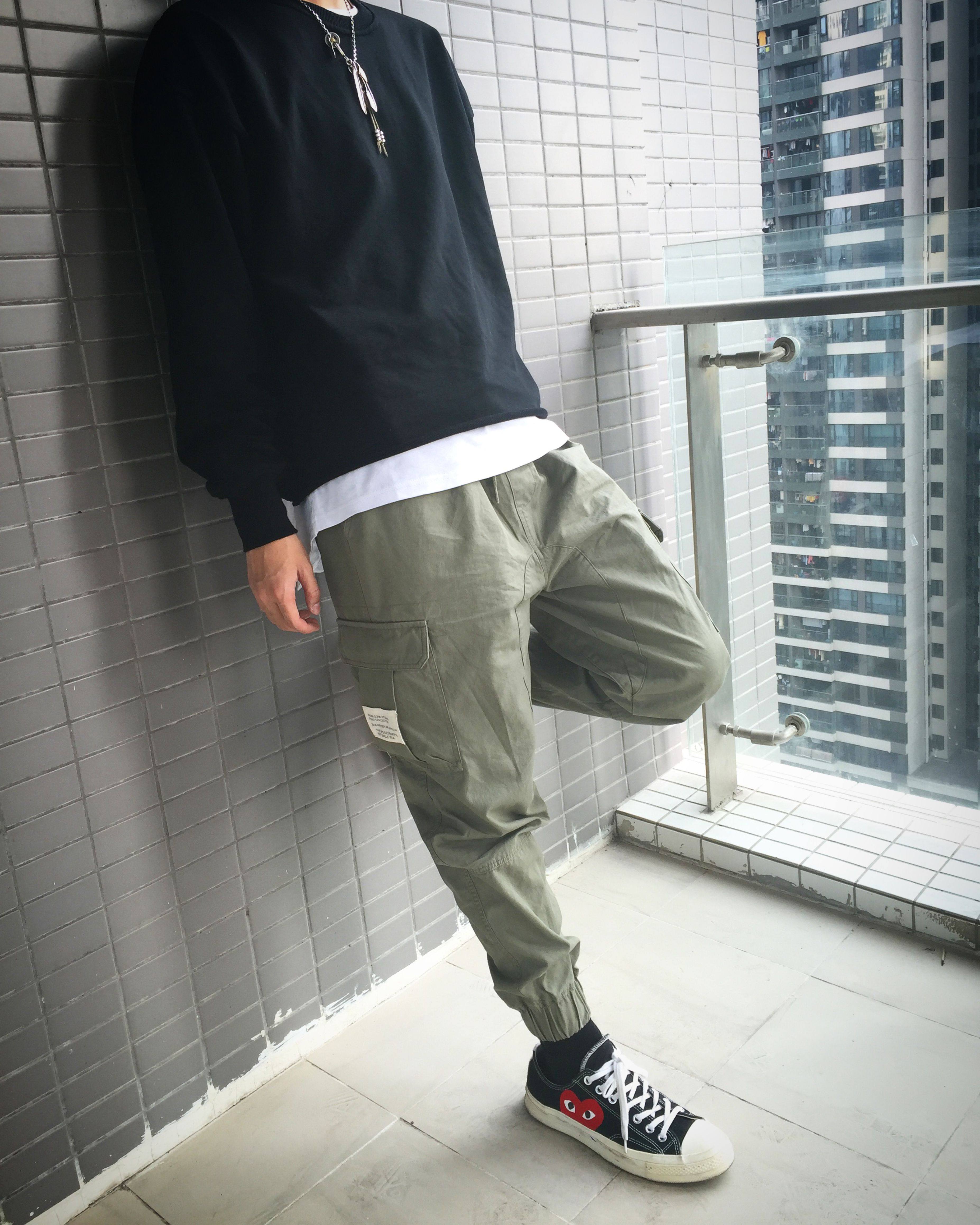 现货conk cargo jogger pants工装 束脚裤 宽松 束脚 休闲裤