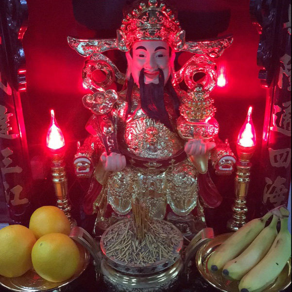 led财神爷灯泡e12e14小螺口神明蜡烛烛台佛供长明灯led单灯