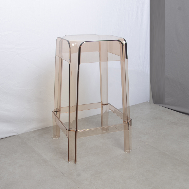 透明明极现代北欧pc聚碳酸酯吧椅方糖方凳酒吧餐椅
