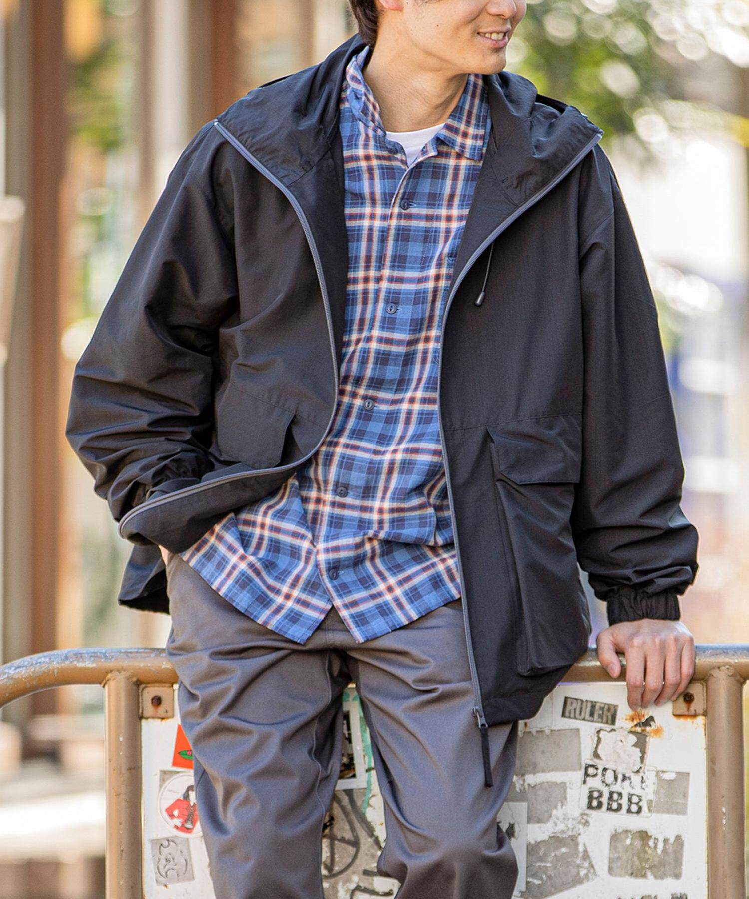 日本代购直发coen男士宽松休闲百搭搭连夹克衫夹克