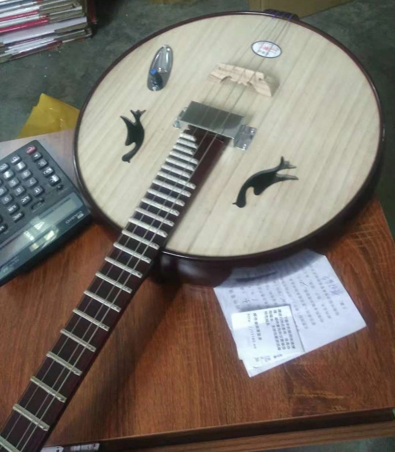 乐器中阮海浪正品演奏骨花电中电声律电厂家阮