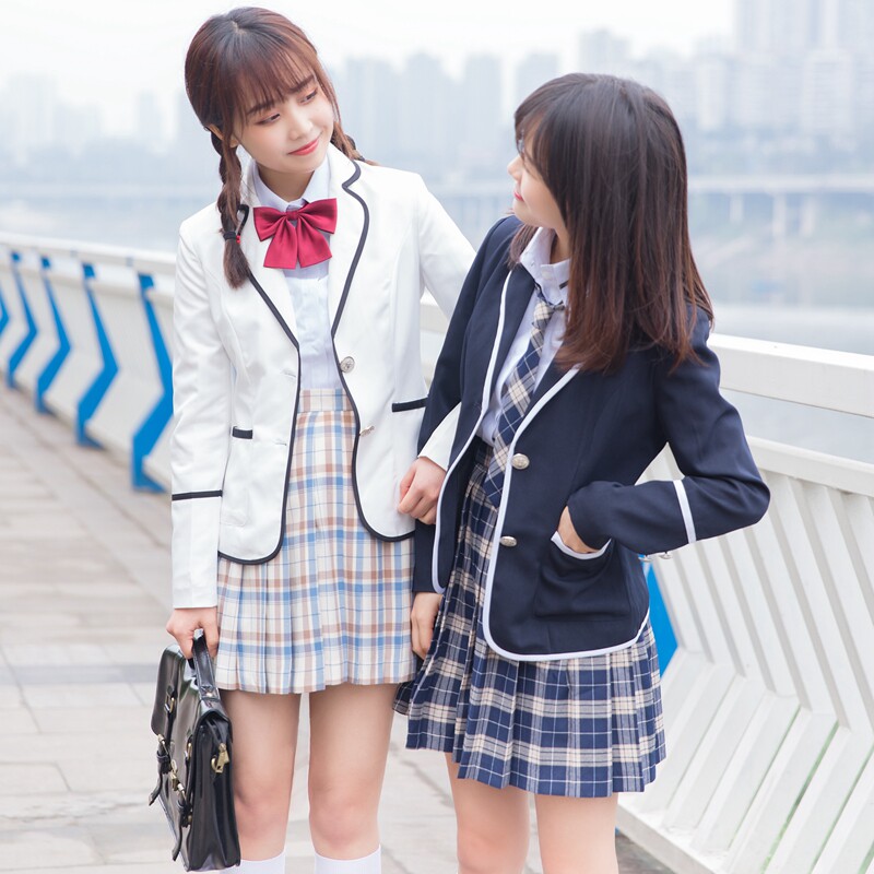 学生秋季新款女装制服jk服饰连衣裙日式衬衫学生校服