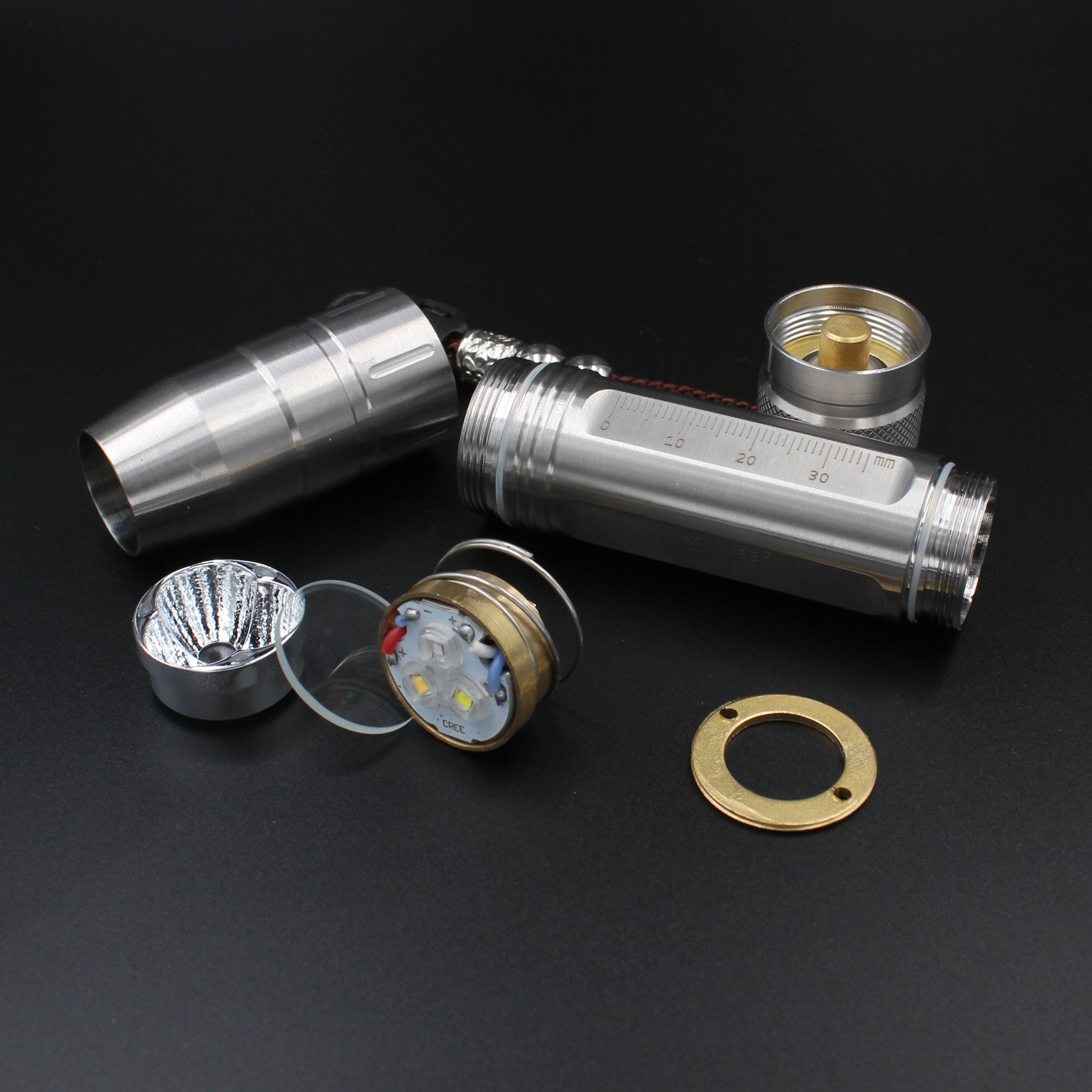 三光源玉石强光手电筒白光黄光紫光365nm黄光文玩鉴定包邮