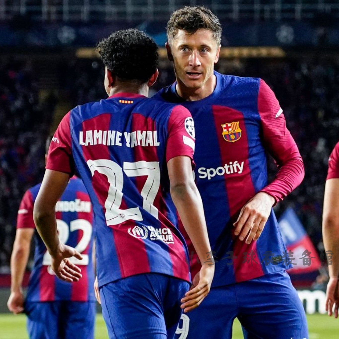 24赛季巴萨球衣莱万主场菲利克斯短袖加维球迷版德容欧冠亚马尔