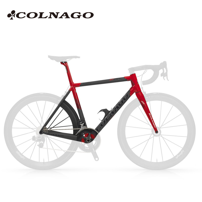 意大利colnago梅花c64colors碳纤维公路自行车车架碳纤维