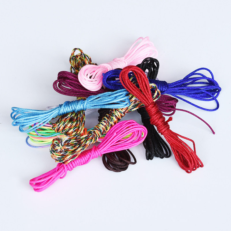 iy新款新鲜出炉咖啡色橄榄核隔片挂绳串珠绳 72号 玉线 0.3元米