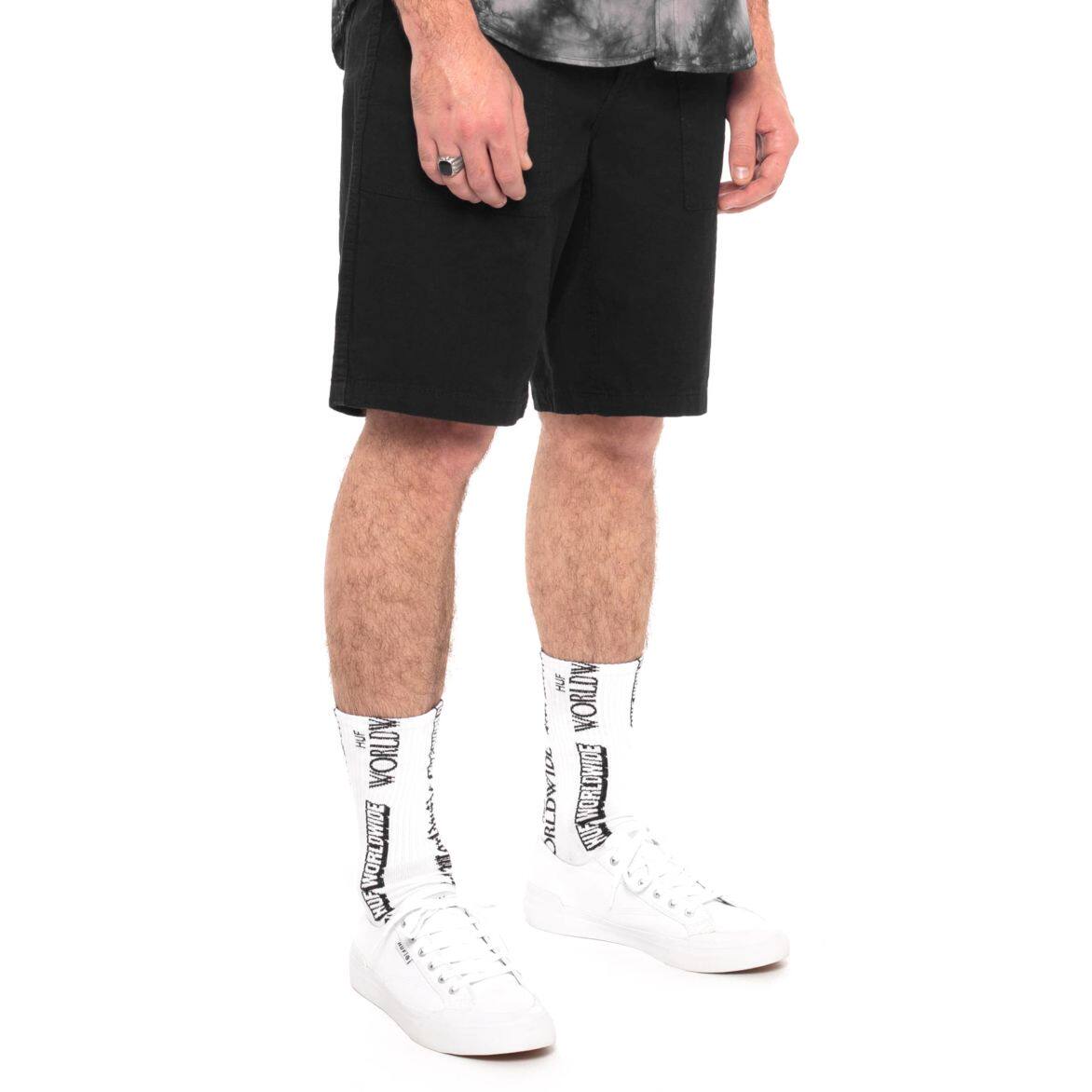 短裤现货美国正品huf休闲百搭简约运动美潮休闲裤