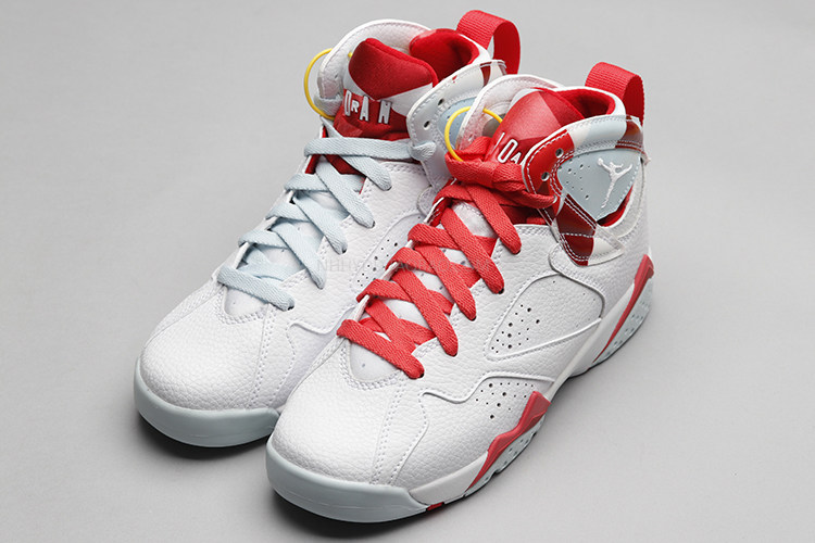 哄哄现货airjordanaj7糖果白粉女神篮球球鞋篮球鞋