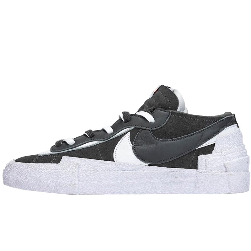 哄哄sacainikeblazerlow联名黑白解构板鞋dd1877200002运动休闲鞋