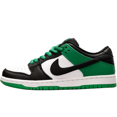 牛哄哄nike sb dunk low classic green 黑绿脚趾板鞋 bq6817-302