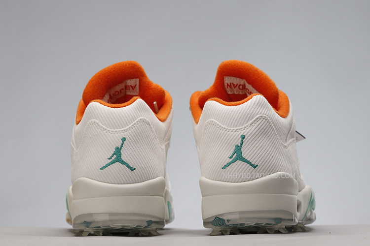 哄哄airjordanlowgolfaj5白绿限量高尔夫鞋cw4204100篮球鞋