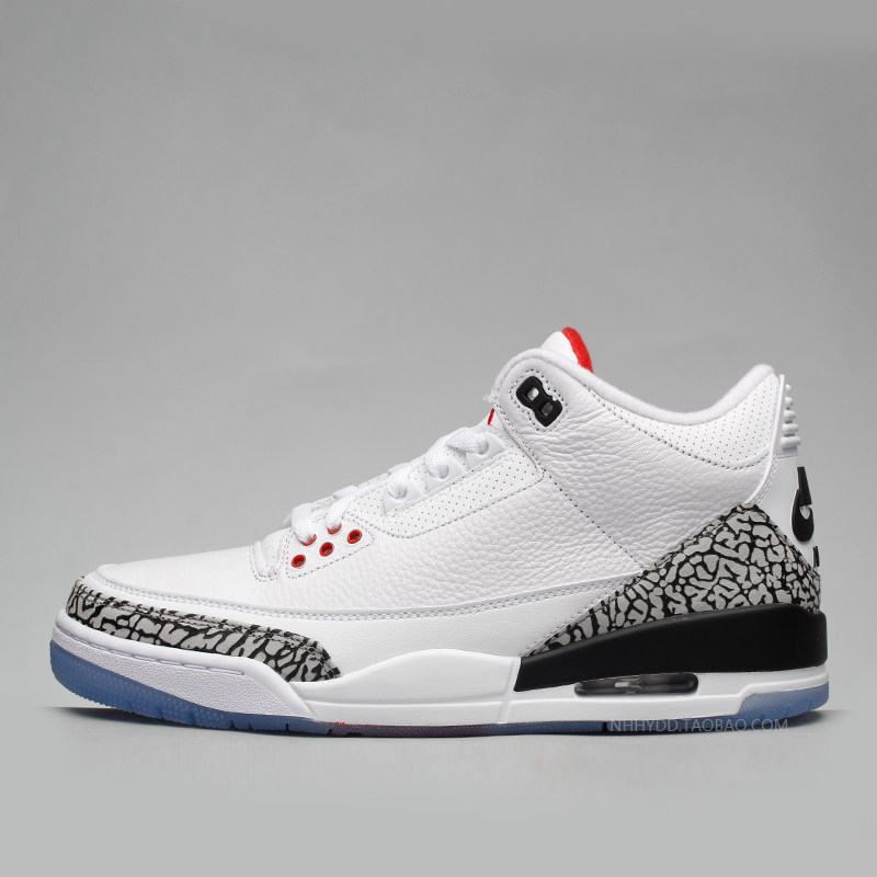 哄哄jordanaj3蒂芙尼黑水水泥黑白398614-020441140-045篮球鞋