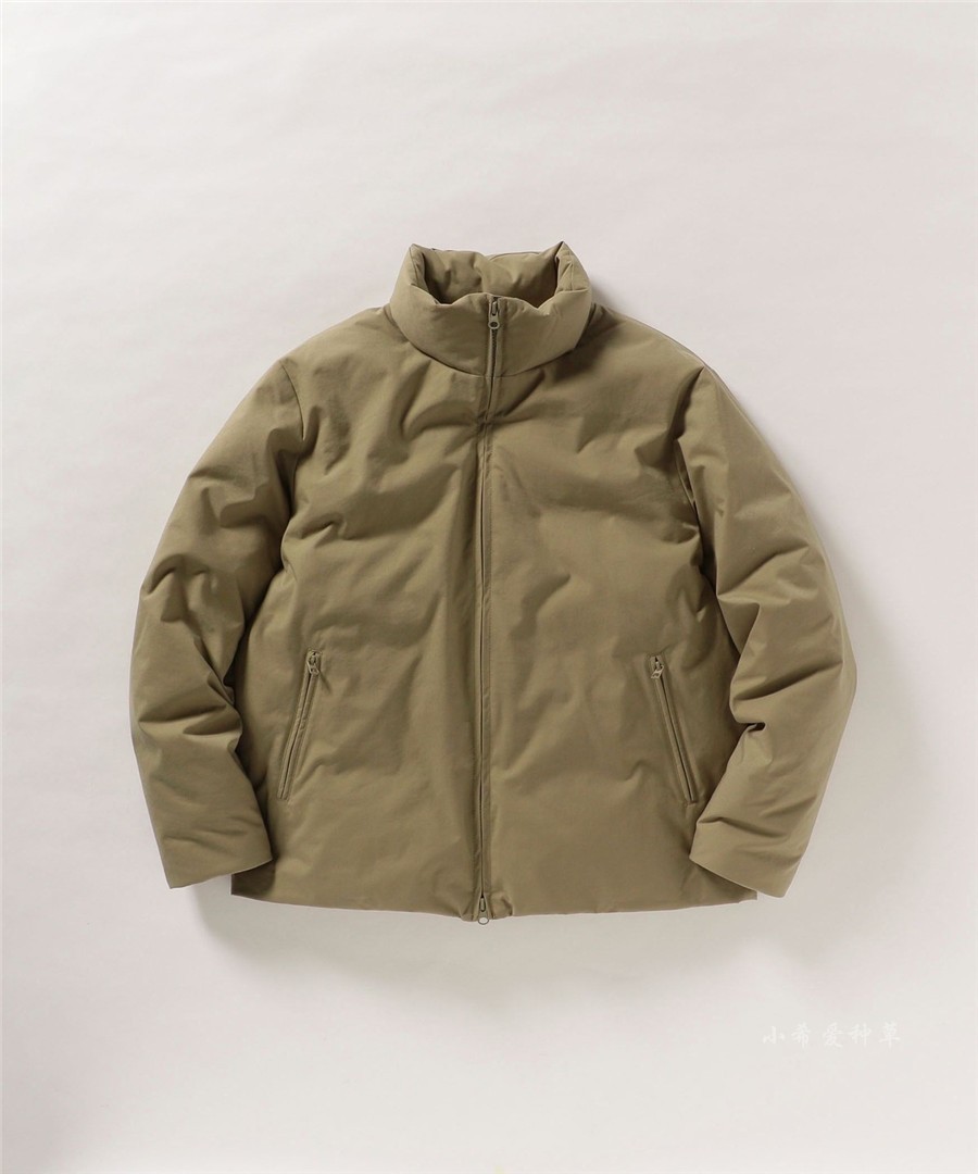 折扣品冬季男士SHIPS any简约机能面料立领羽绒服日本代购