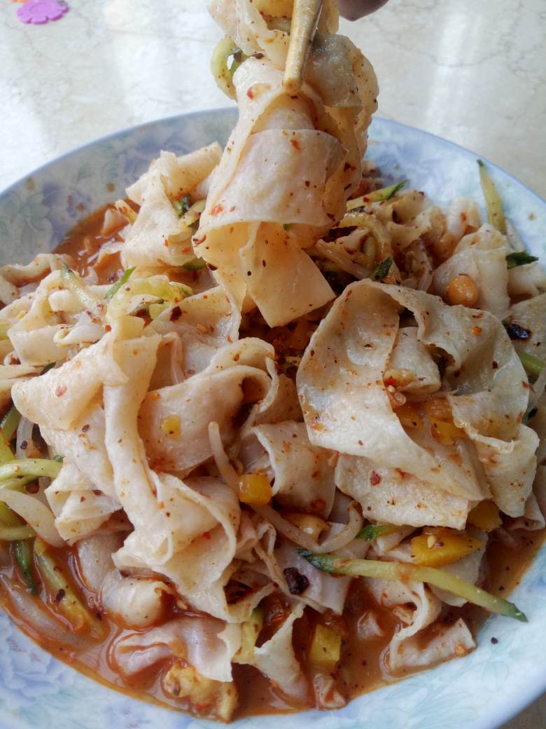 5斤量干面皮 干凉皮散装徐州沛县 包邮陕西凉拌速食全