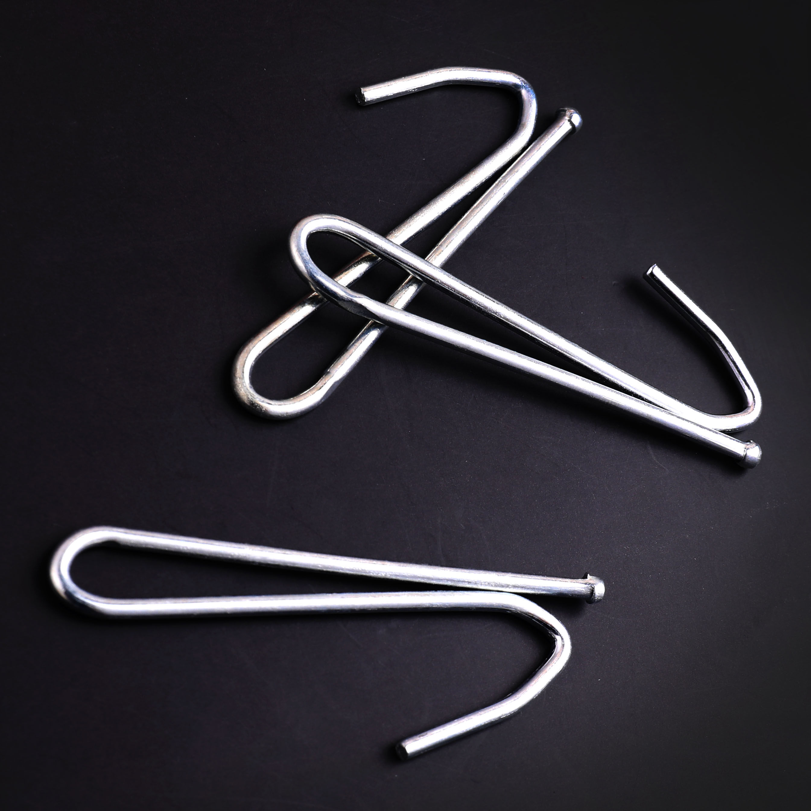 不锈钢四爪钩s挂勾挂钩韩式配件扣环窗帘布老式铁钩子拉帘勾辅料