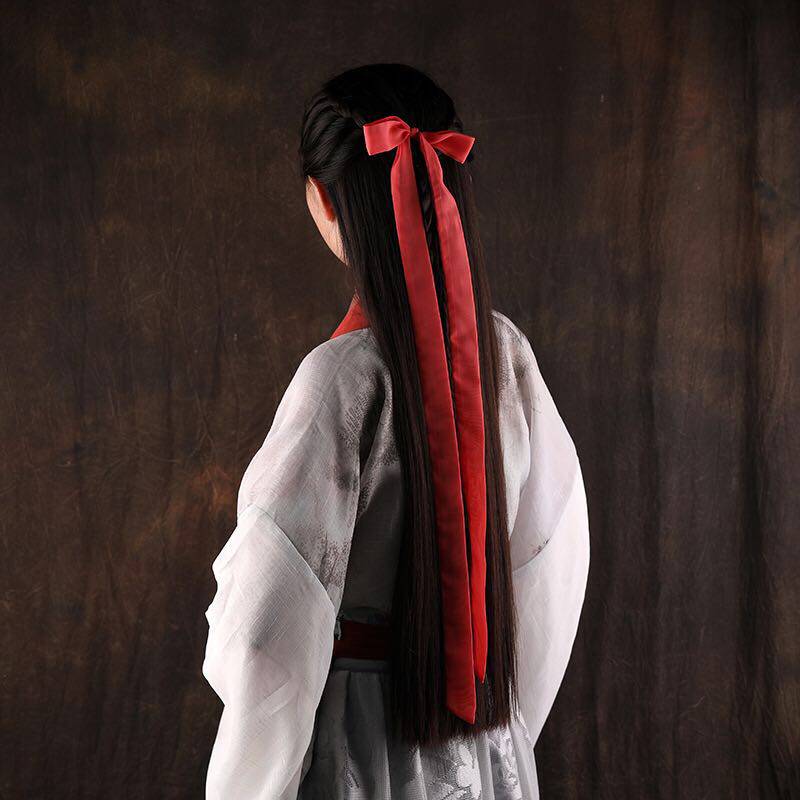 魏无羡同款古风风发飘带宫廷腰带汉服少女古装发饰