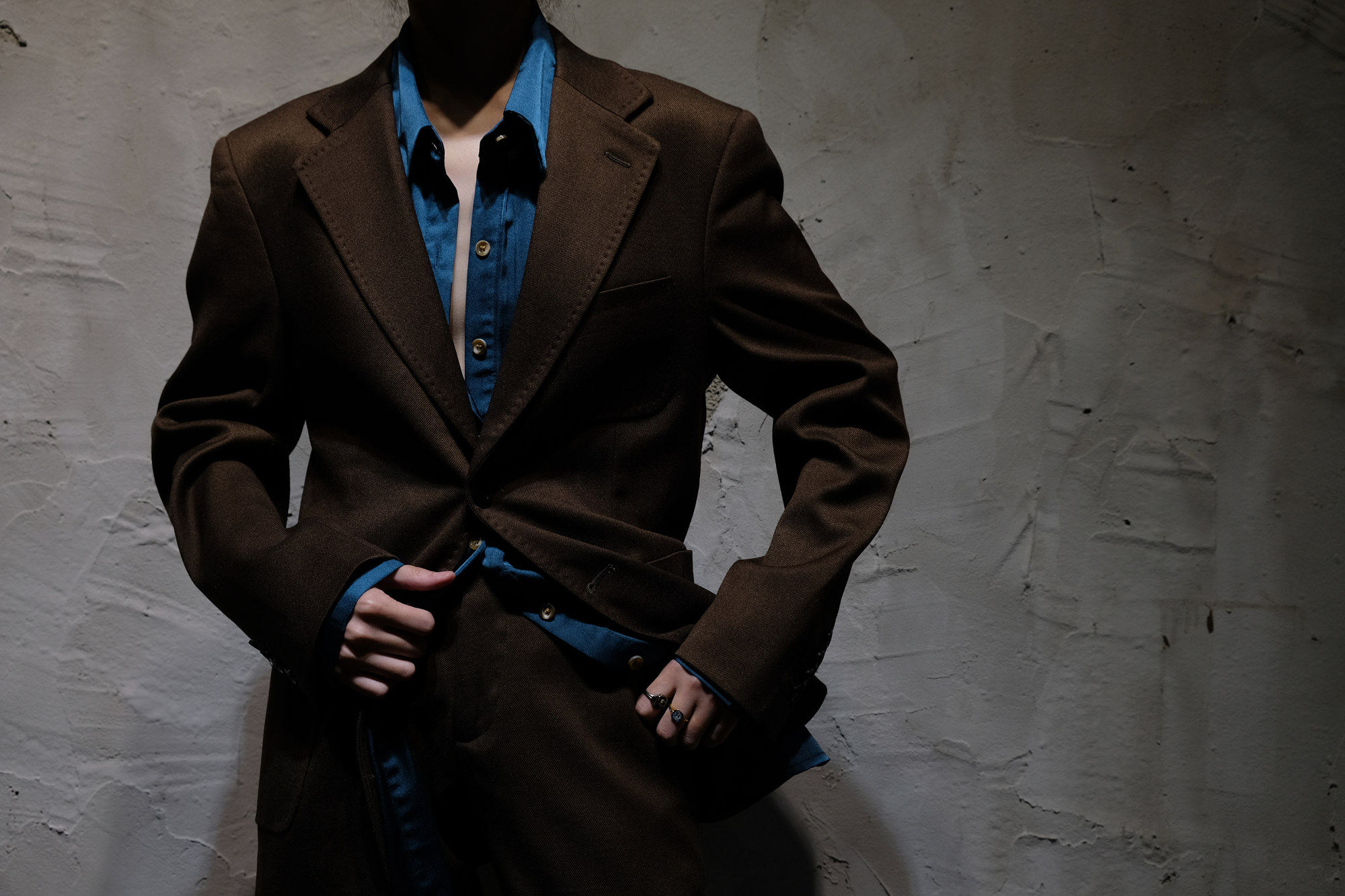 color新款复古经典单排扣意修身西装中性帅气西装