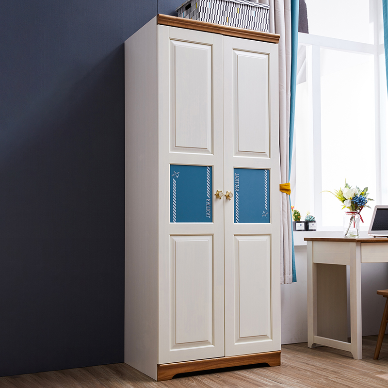 衣柜卧室户型柜子男童蓝色男孩儿童衣橱小户衣柜
