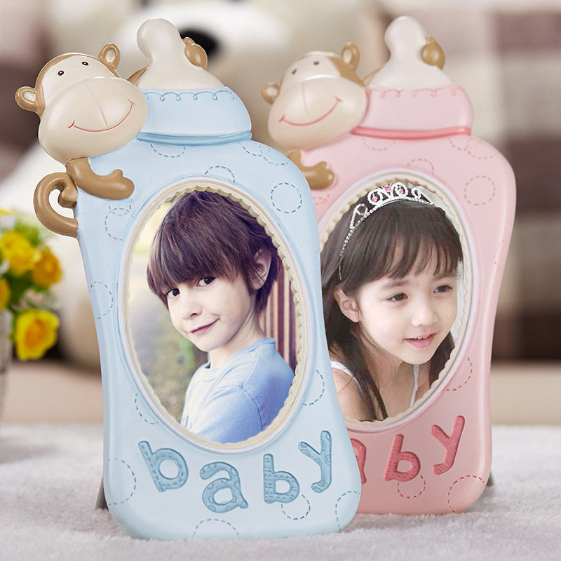 儿童相框摆台3寸宝宝小相架创意可爱卡通婴儿相片周岁照片框挂墙