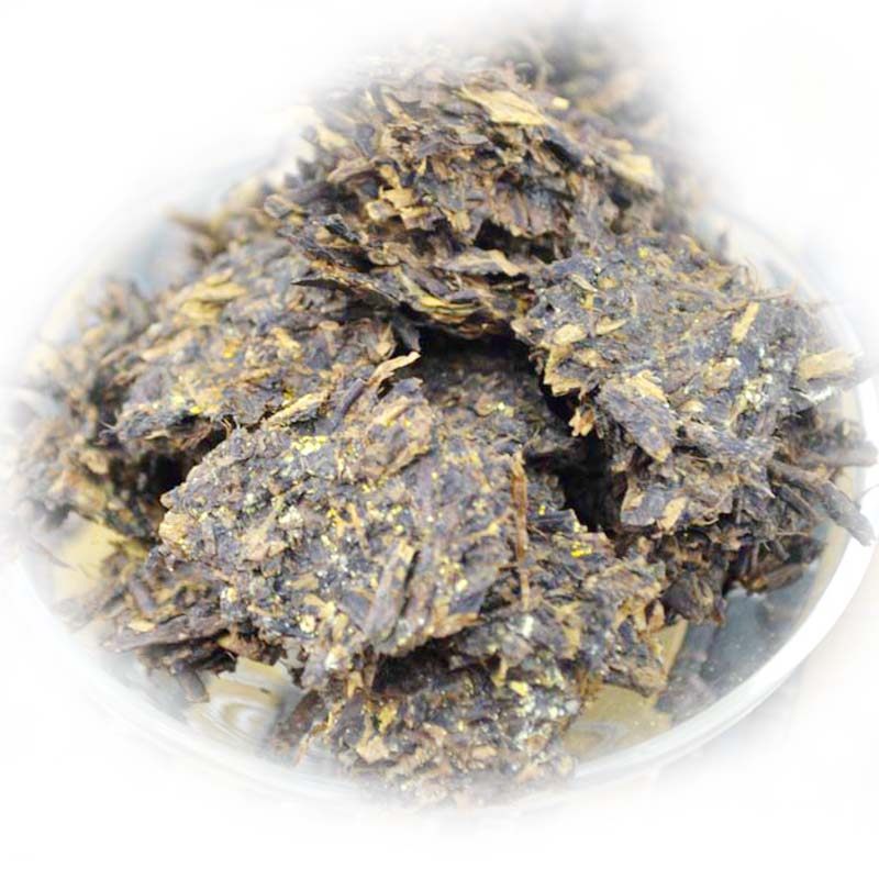 安化老黑2012年陈年老年老梗黑老粗粗茶500g实惠安化黑茶