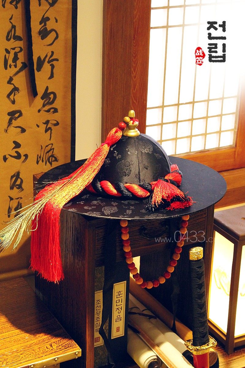 朝鲜古代军帽成人古装影视舞台演出演出服服装帽子