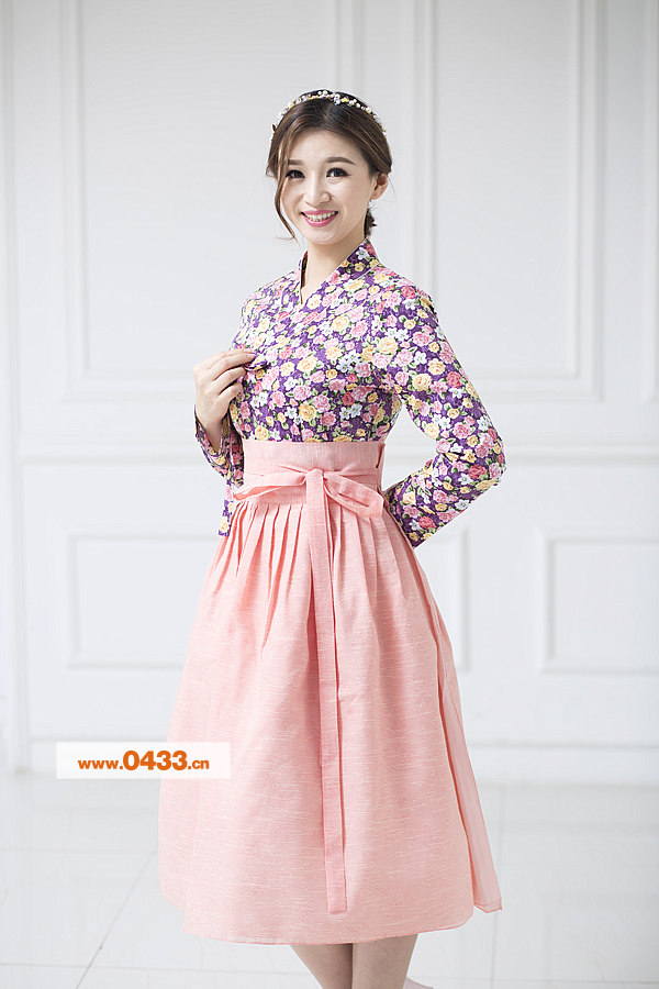 韩服韩国生活平时时穿纯棉上衣朝鲜民族服装hs01155民族服装