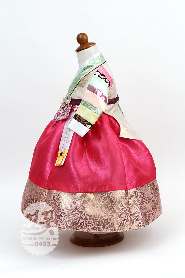 朝鲜族民族服装女童演出唐衣原版韩服he01578