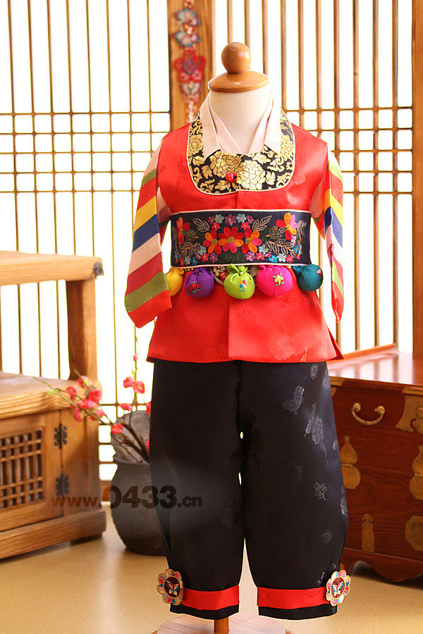 韩服韩国传统男童朝鲜族宝宝周岁生日唐装