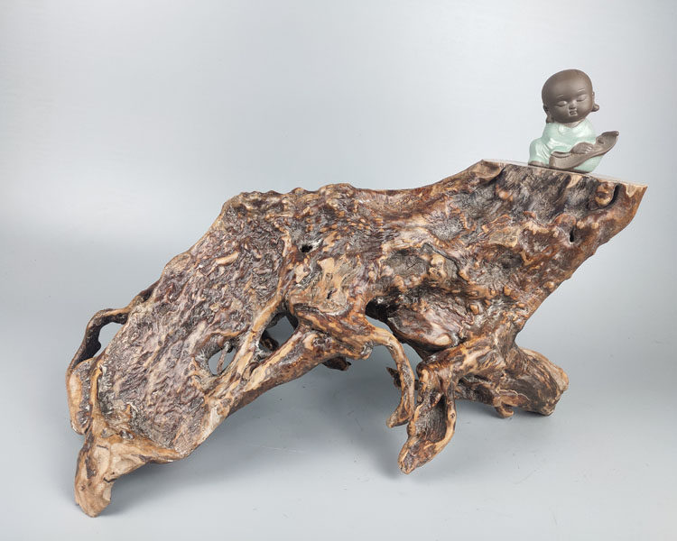 树根天然根雕杜鹃木风风化原生根瘤底座底托根雕