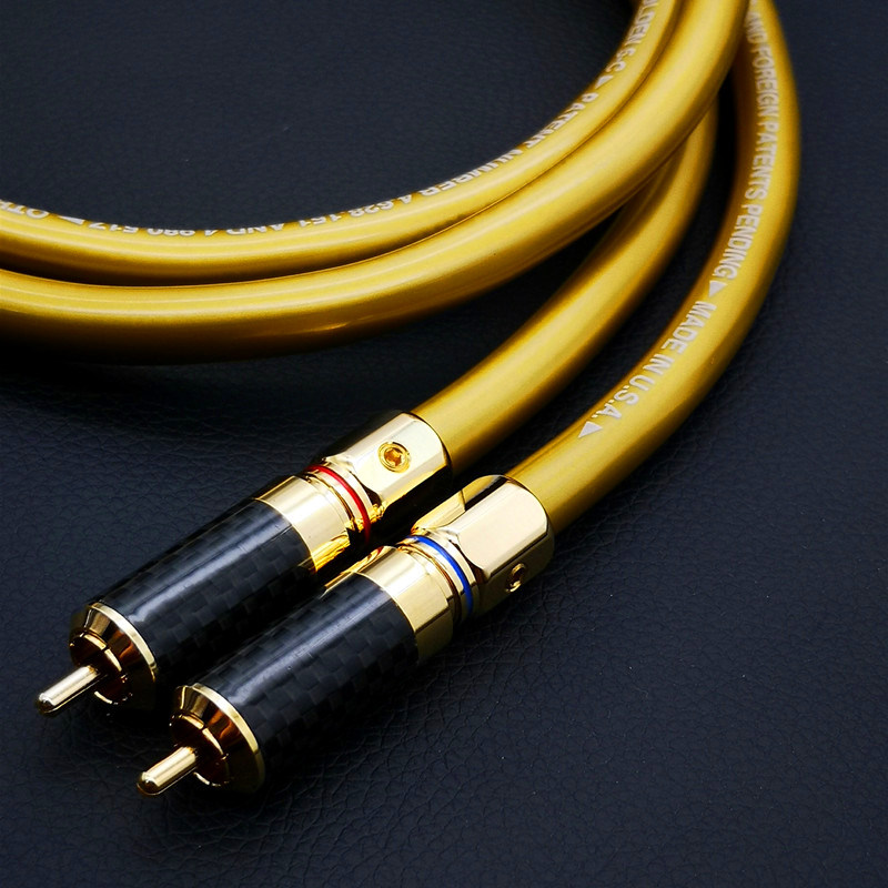 音频信号线 美国cardas c黄金版 卡达斯5 xlr平衡卡农线 过机线