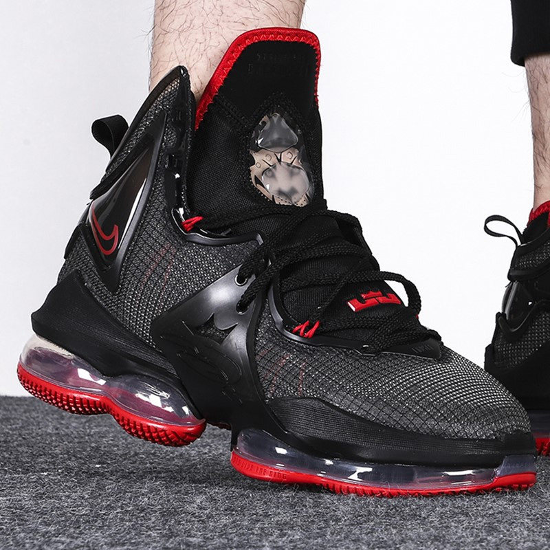 nikelebronlbj詹姆斯首发黑红实战篮球球鞋dc9340001运动休闲鞋