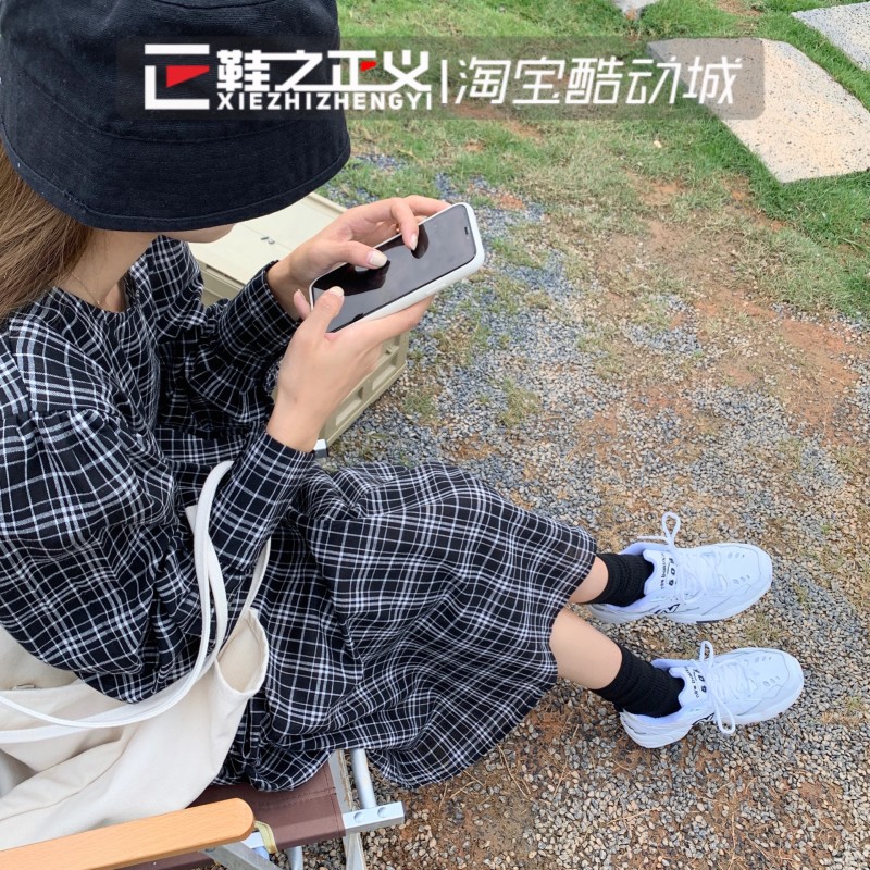 NewBalance IU同款nb新款老爹鞋男增高复古小白鞋女运动鞋WX608WT - 图2