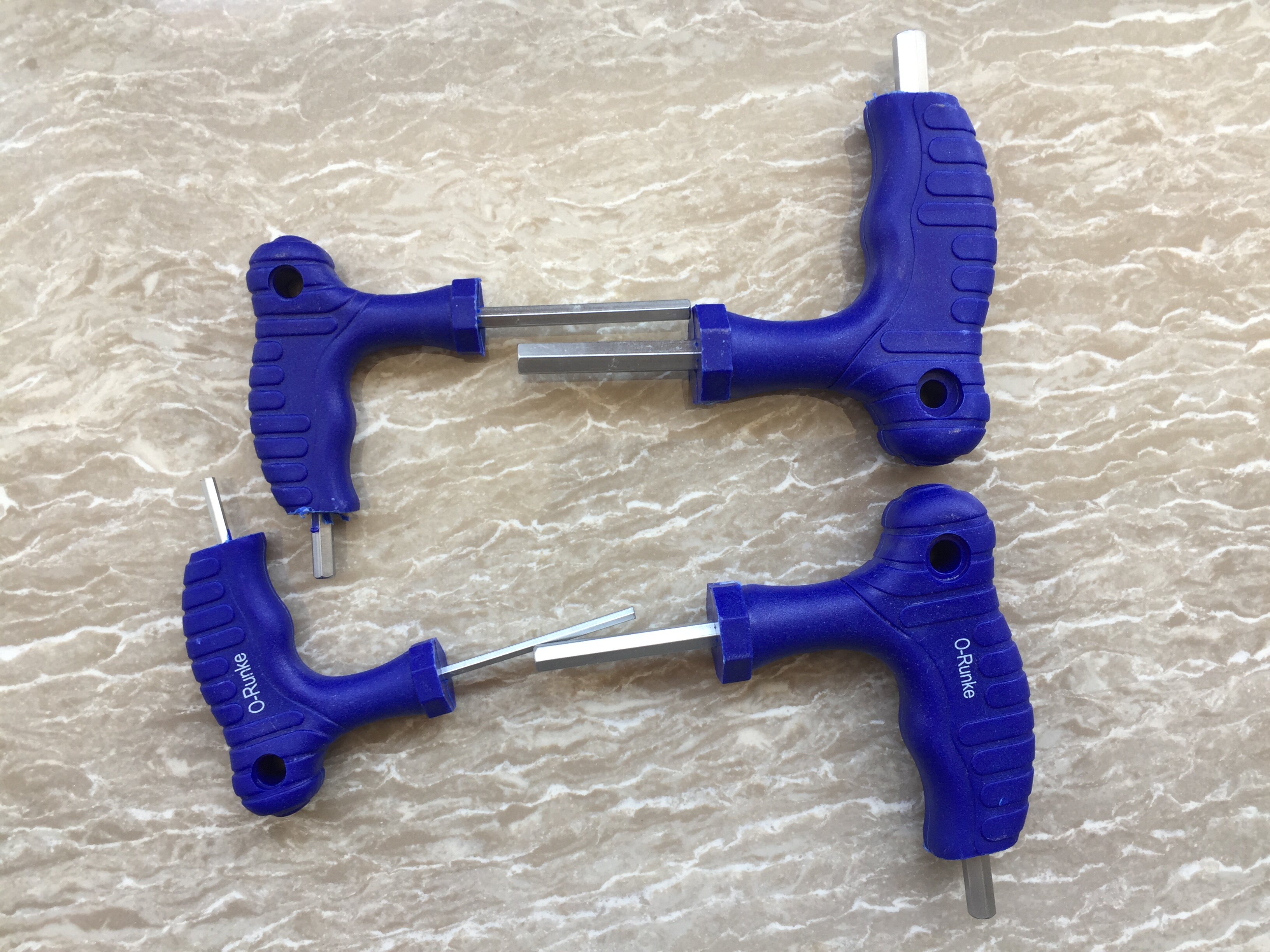 六角扳手塑料柄内6mm平头单个短杆空间螺丝刀内六角扳手