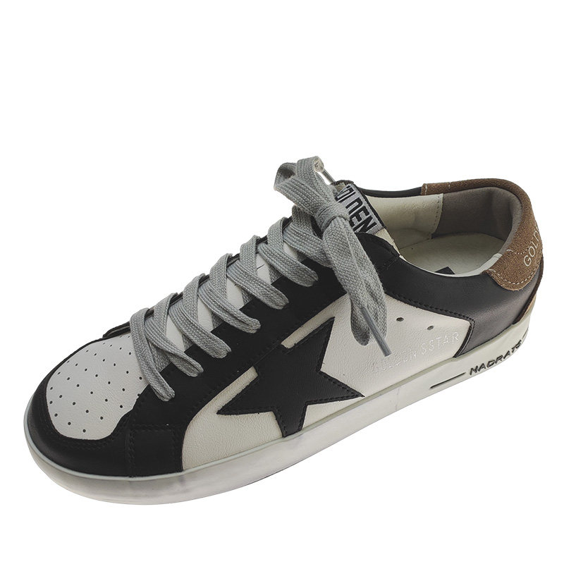 sneakerstars韩国东大门系带运动鞋平底单鞋星星鞋拼色休闲板鞋