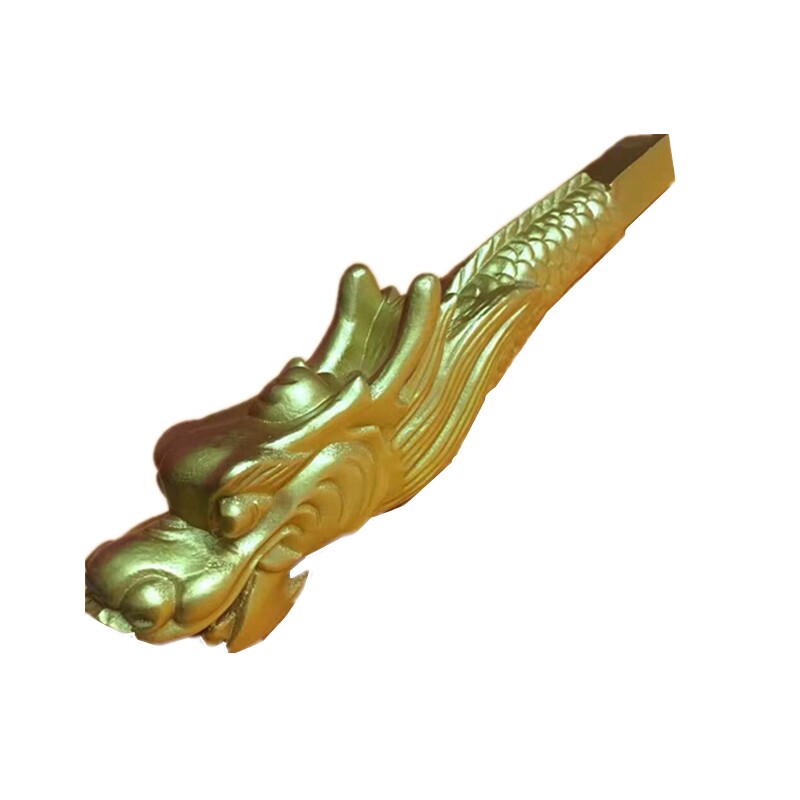 龙头东阳木雕中式龙尾手工雕刻梁托柱头寺庙木雕