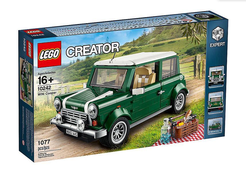 lego乐高10242宝马迷你展示minicooper防尘盒罩灯光灯饰建构