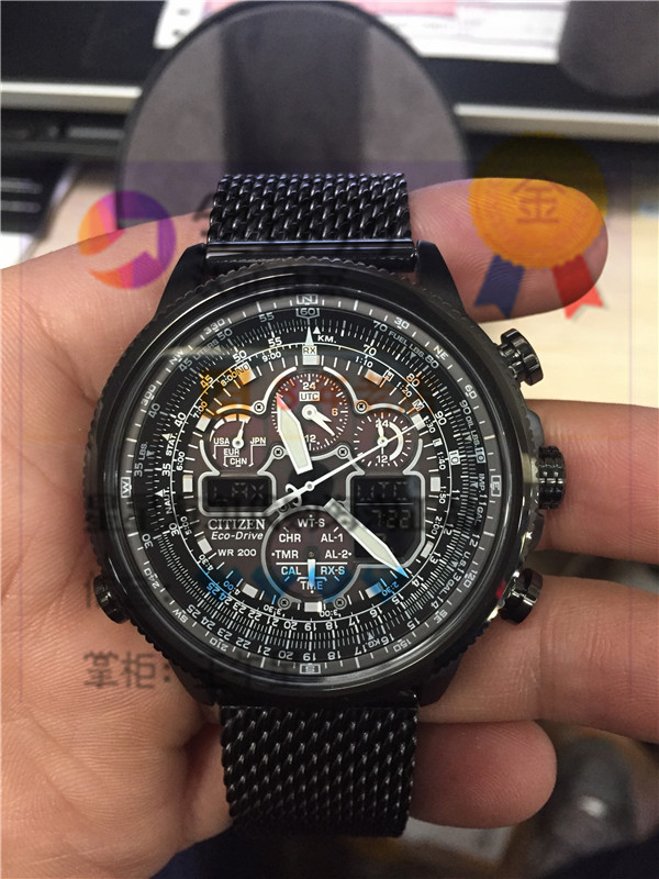 海淘现货 西铁城 空中之鹰五局电波JY8035-04E 8030-83E 8037-50E