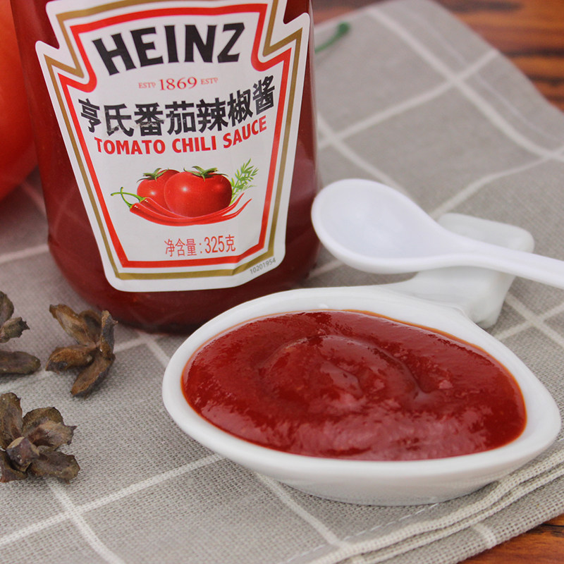 3瓶包邮亨氏番茄辣椒酱325g蘸面酱 好评好店