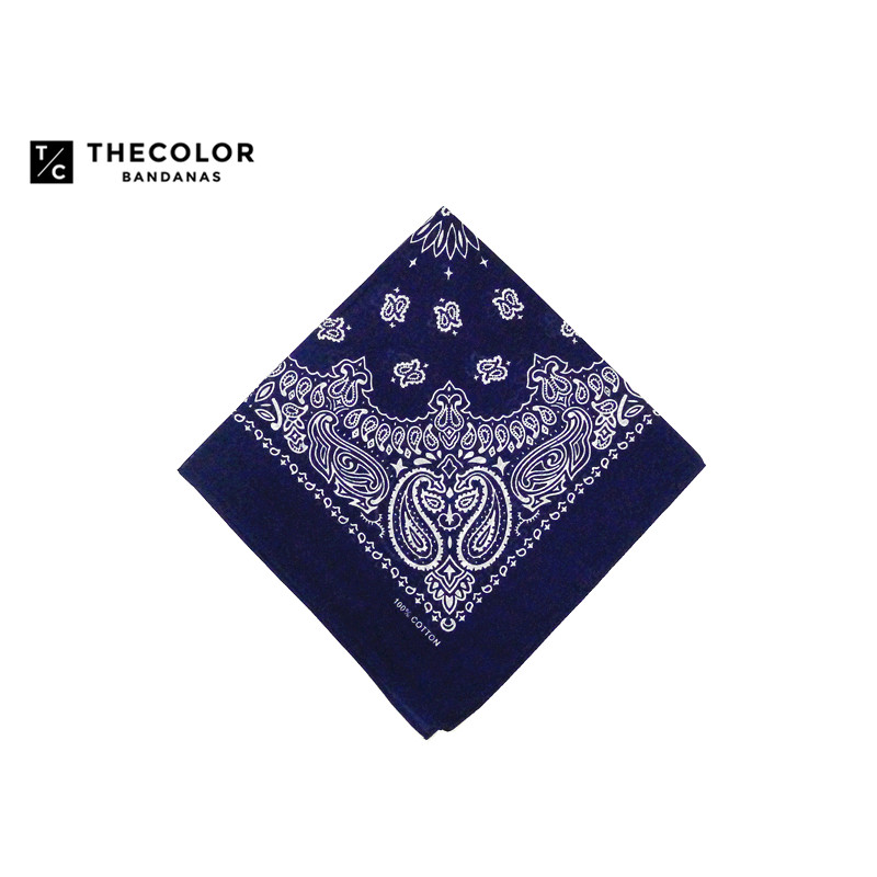 thecolorbandana西海岸牛仔方巾匪帮头巾嘻哈腰果面巾围巾